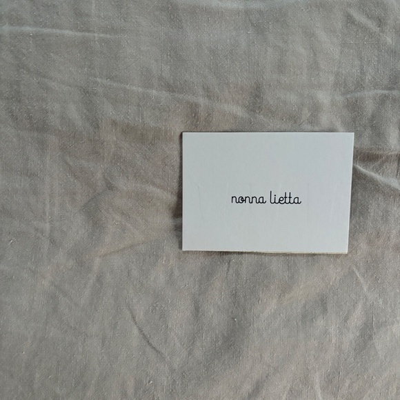 Nonna Lietta 3/4 sleeve rib ruffle wool jumper - Picture 3 of 3